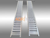 2 Ράμπες αλουμινίου 2500RAMP3T μήκους 2500mm για λαστιχοφόρο ή ερπυστριοφόρο μηχάνημα απόβαρου 3000kg
